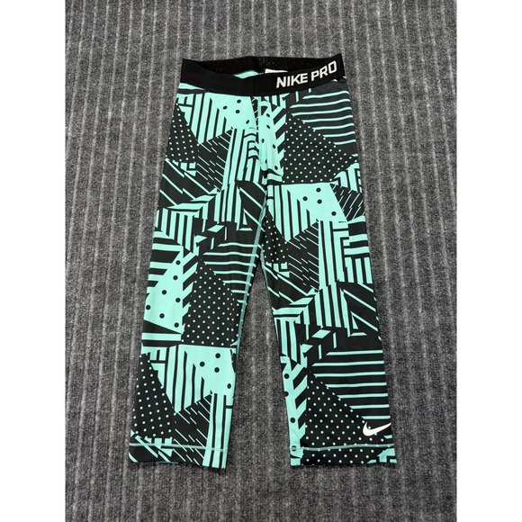 Nike Pants - Nike Pro Leggings Women Small Cropped Athleisure Activewear‎ Sporty